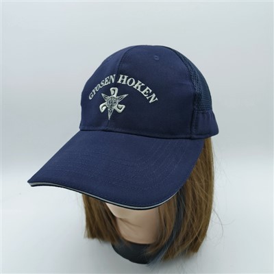 Cap pêl fas wedi'i frodio ffasiynol gyda rhwyll i ferched